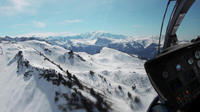 Tour en hélicoptère sur le Mont-Blanc