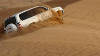 Ochtendsafari door de woestijn van Abu Dhabi: Duinrit per 4x4, kamelentocht en zandsurfen Ochtendsafari door de woestijn van Abu Dhabi: Duinrit per 4x4, kamelentocht en zandsurfen