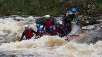 White Water Rafting Down The River Garry In The Scottish Highlands