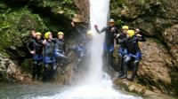 Canyoning in the Susec Canyon of the Soca valley 