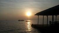 Sunset at Tonle Sap Lake from Siem Reap