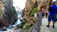 Recorrido privado de medio día de senderismo en el Caminito del Rey en Málaga