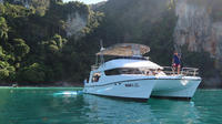 Excursion de 7 heures aux îles Phi Phi et Maiton en catamaran motorisé avec déjeuner Excursion de 7 heures aux îles Phi Phi et Maiton en catamaran motorisé avec déjeuner