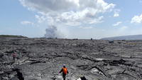 Waterfall Red Lava Glow Viewing Tour from Hilo