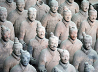 Tour des Guerriers en terre cuite Pendentif Une journée au départ de Xi'an