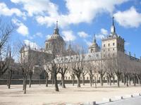 El Escorial Monastery and the Valley of the Fallen from Madrid