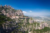 Tour du monastère de Montserrat au départ de Barcelone parcours ONU AVEC en train de à crémaillère