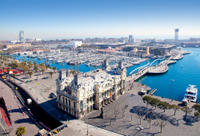 Traslado desde Barcelona: centro de Barcelona hasta el puerto donde atracan los cruceros Traslado desde Barcelona: centro de Barcelona hasta el puerto donde atracan los cruceros