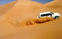 Safari en 4X4 dans le désert d'Abou Dhabi with promenade à dos de chameau, dîner et spectacle de danse du ventre