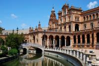 Séville en juin journée: quartier de Santa Cruz, Palais Royal de l'Alcazar, cathédrale de Séville, arènes de la Maestranza Royale et croisière sur le fleuve - Séville - 