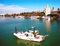 Seville Sightseeing Cruise by Yacht Including Lunch