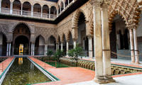 Seville Sightseeing Tour: Royal Alcazar Palace, Plaza de Espana, Seville Cathedral and Santa Cruz Quarter
