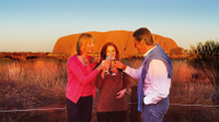 Excursion de 3 jours du meilleur du centre rouge de l'Australie: Ayers Rock, Kata Tjuta et du Dîner Sounds of Silence