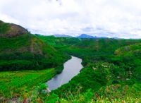 Cañón de Kauai Waimea y río Wailua Cañón de Kauai Waimea y río Wailua