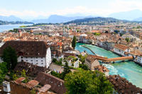 Visite à pied de la ville de Lucerne