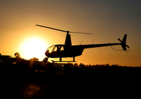 Vol nocturne romantique en hélicoptère à Los Angeles