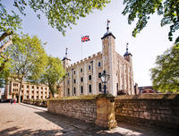 Sightseeing-dagtour door Londen, met Tower of London, wisseling van de wacht en riviercruise op de Theems Sightseeing-dagtour door Londen, met Tower of London, wisseling van de wacht en riviercruise op de Theems