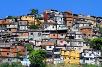 Excursão pela favela no Rio de Janeiro