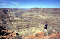 Survol et visite à pied with billet en Option pour le Grand Canyon Skywalk