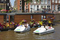 Amsterdam Canals Paddleboat Rental with Optional Heineken Experience