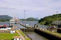 Croisière partiel de transit sur le canal with de Panama