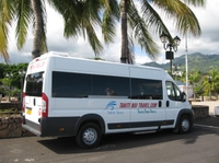Transfert de départ partagé: de l'hôtel ous du port de croisière vers l'aéroport de Papeete
