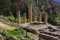 Visite de Delphes, d'Arachova et du monastère de Saint Lucas au départ d'Athènes