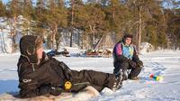 Ice Fishing Safari to Lake from Saariselkä