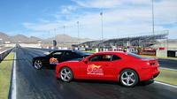 Side By Side Camaro Race At Auto Club Dragway