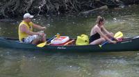 Two Person Single Day Trip with Canoe Along The Blue River in Indiana