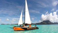 Half-Day Bora Bora Catamaran Sailing and Floating Bar Experience