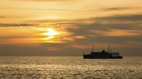 Dîner-croisière sous forme de buffet au coucher du soleil d'Oahu