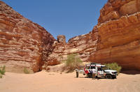 Private 4WD Jeep Safari and Hiking in the Colored Canyon