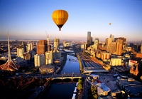 Survol de Melbourne en montgolfière privée