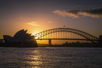 Visite en hélicoptère de Sydney au crépuscule