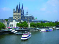 Cologne Super Saver: Sightseeing Cruise and Meal at Hard Rock Cafe Cologne 