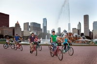 Tour en vélo nocturne des lumières de la ville