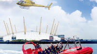 London Helicopter Tour Including High-Speed Boat Cruise on The River Thames 