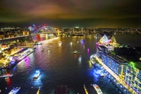 Croisière dans le Port de Sydney DES LUMIERES VIVES
