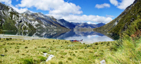 Vol en hélicoptère au-dessus des glaciers du sud au départ de Queenstown
