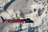 Vol en hélicoptère en altitude Dans les montagnes du Mont Cook,