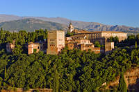 Billet coupe-file: balade à pied à l'Alhambra et vol touristique privé