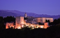 Visite privée: l'Alhambra de nuit, with the Palais Nasrides et le Palais de Charles V