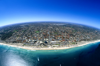 Tour en hélicoptère au-dessus des plages de Perth et de la côte de Fremantle
