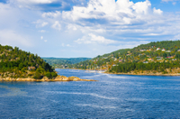 Croisière touristique in the fjord d'Oslo
