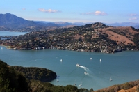 Sortie en hélicoptère with déjeuner et après-midi à Sausalito