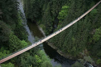 Toegang tot de Capilano-hangbrug Toegang tot de Capilano-hangbrug