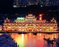 Croisière au coucher de soleil à Hong-Kong et dîner au Restaurant flottant Jumbo