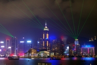 nocturne Croisière «Symphonie de lumières de sur le port de Hong-Kong