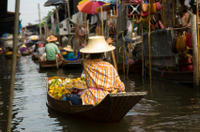 Excursion au départ de Bangkok à destination des marchés flottants et du pont de la rivière Kwaï